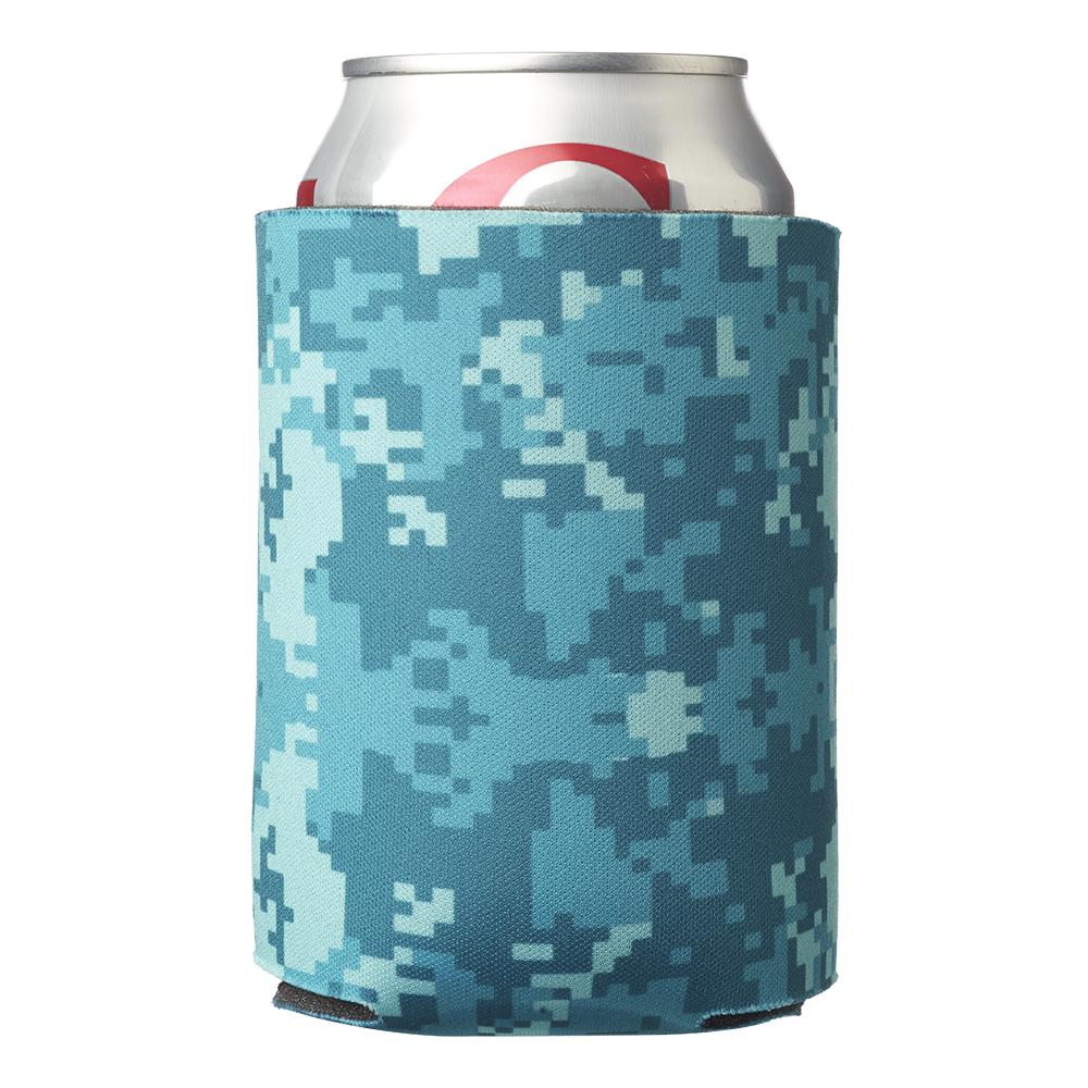 Digital Pattern Foam Can Cooler Holder, custom koozie with logo imprint 2