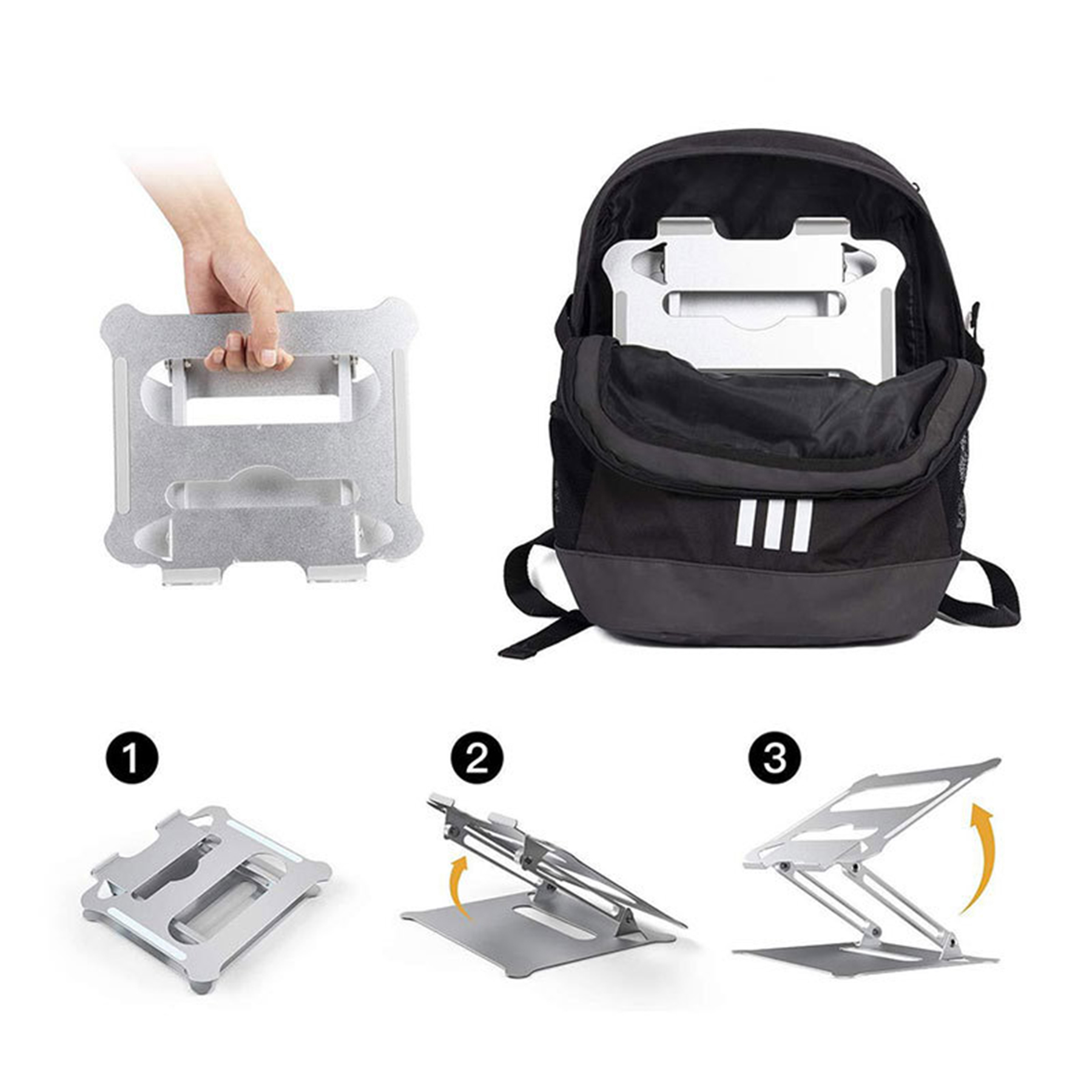 Aluminum Adjustable Laptop Stand Holder 3