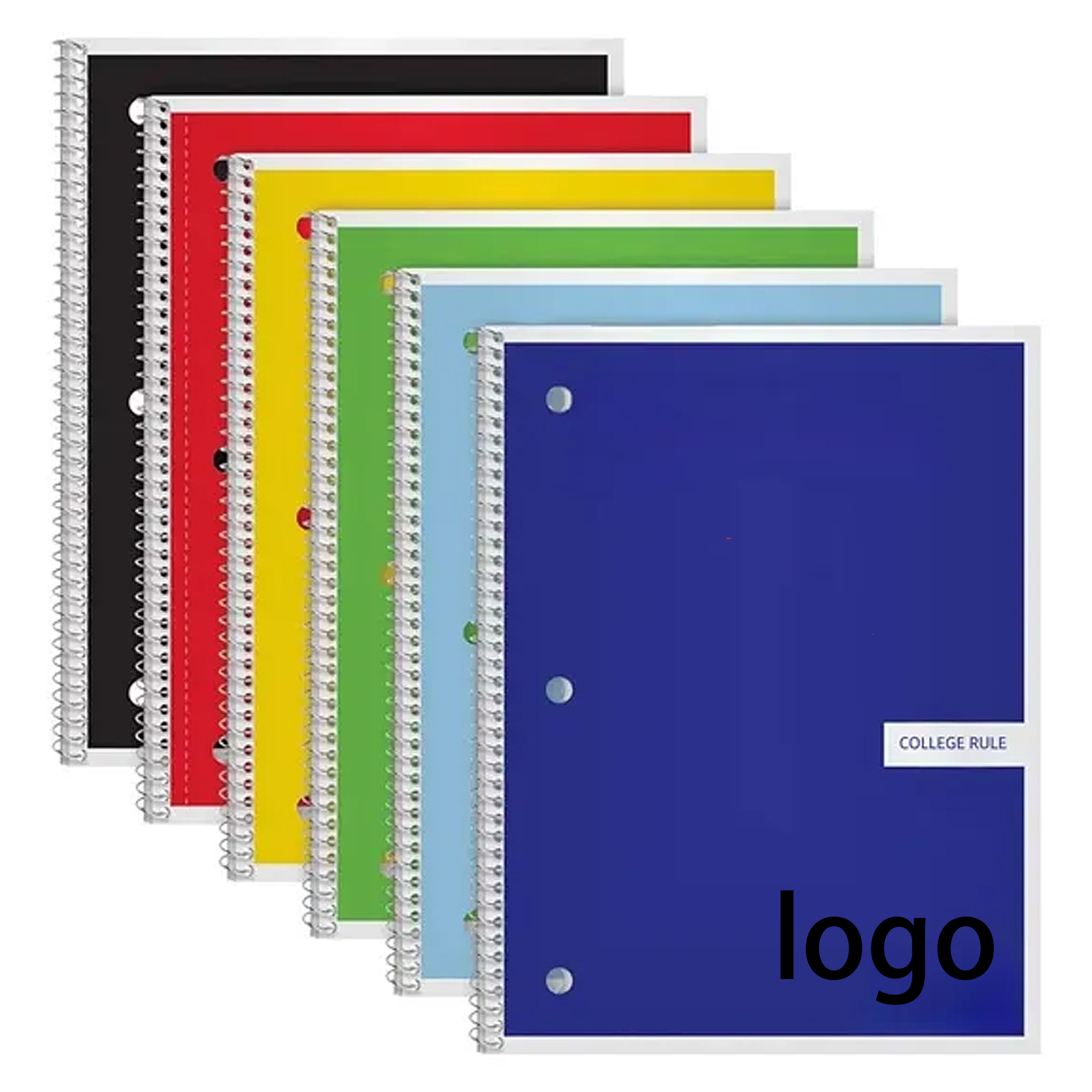 Durable Spiral Notebook College Ruled for Students 2