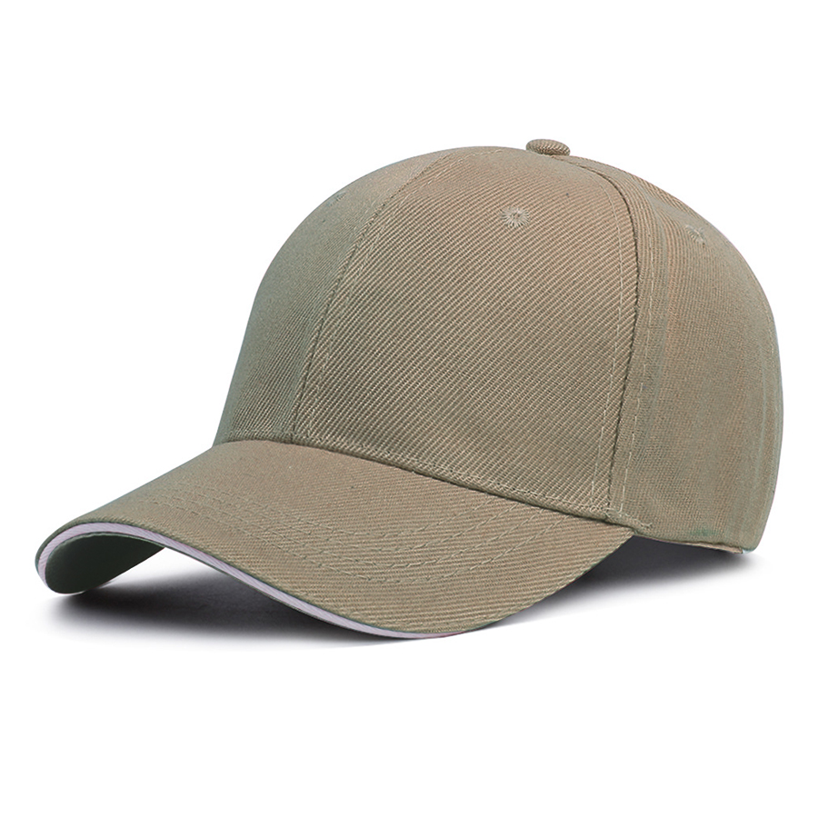 Stock Solid Color Poly Twill 6-Panel Baseball Cap w/ 16