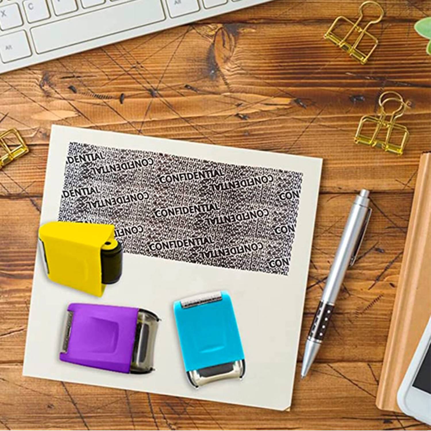 Identity Theft Protection Stamp Cylinder 6