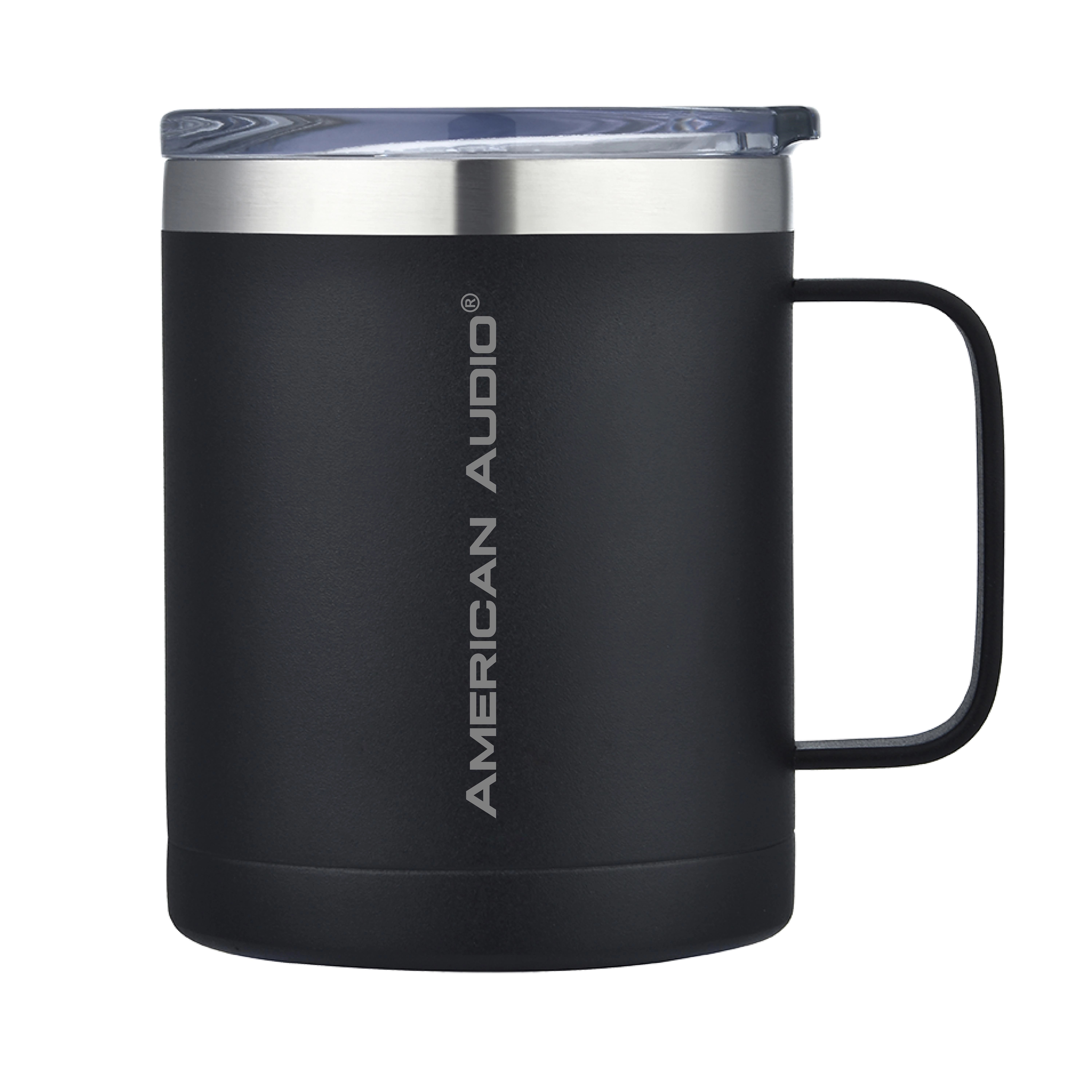 ALPHEUS - 14 OZ STAINLESS STEEL CAMPING MUG WITH HANDLE 2
