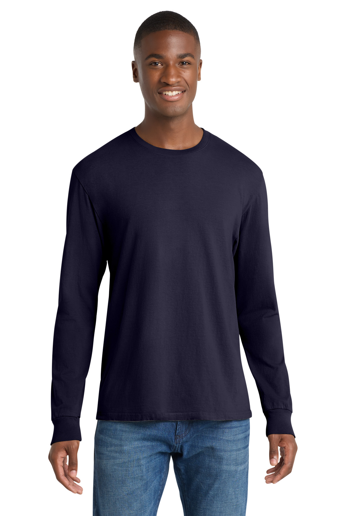 Port & Co Beach Wash Garment-Dyed Long Sleeve Tee PC099LS 198