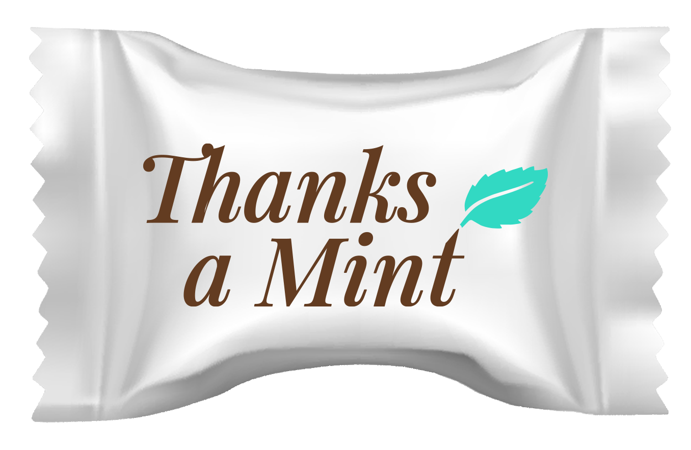 Hard Cinnamon Balls in a Thanks A Mint Wrapper 1