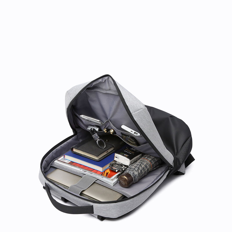 Double Layer Large Capacity Computer Backpack /USB Charging Port 9