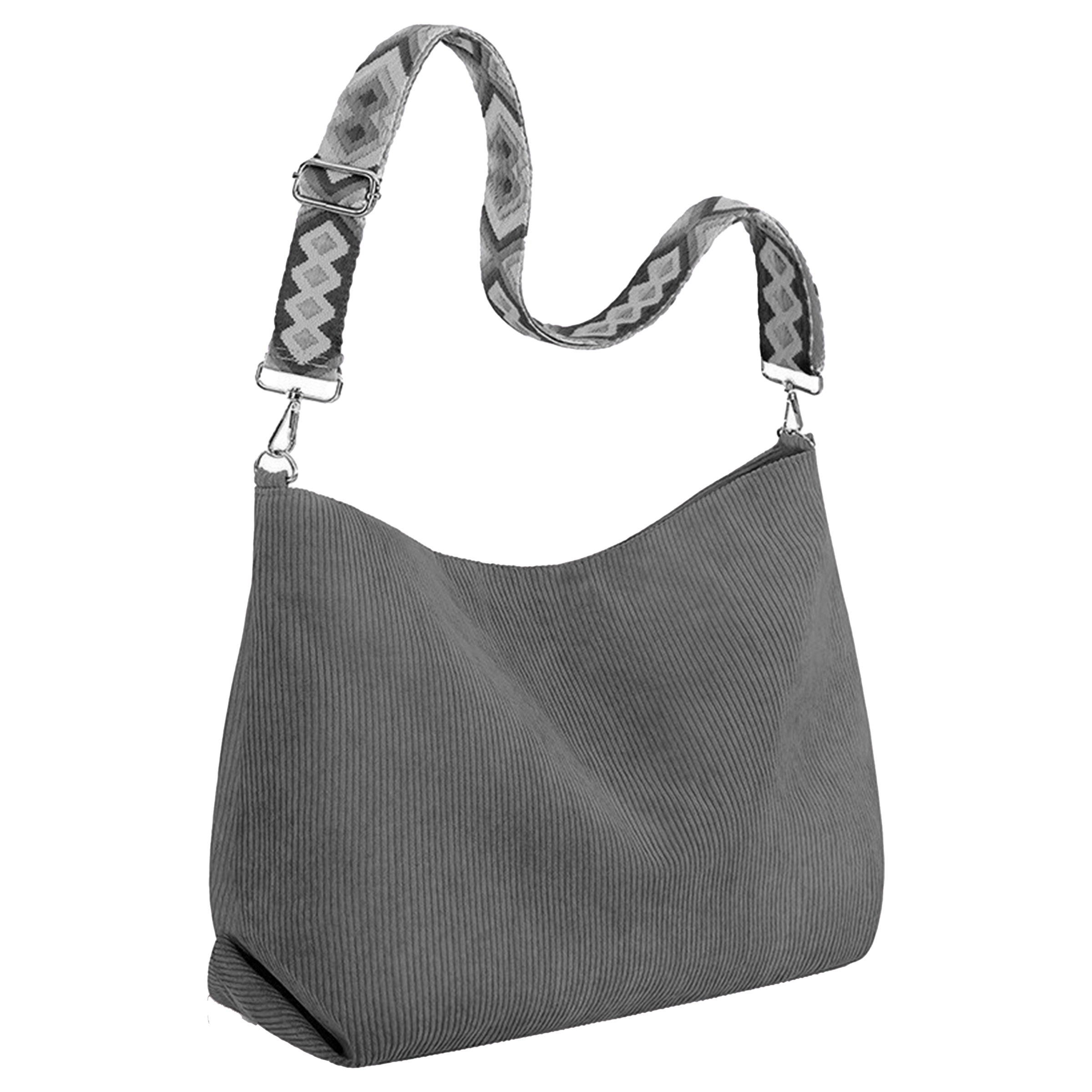 Corduroy Large Capacity Adjustable Mailman Bag 7