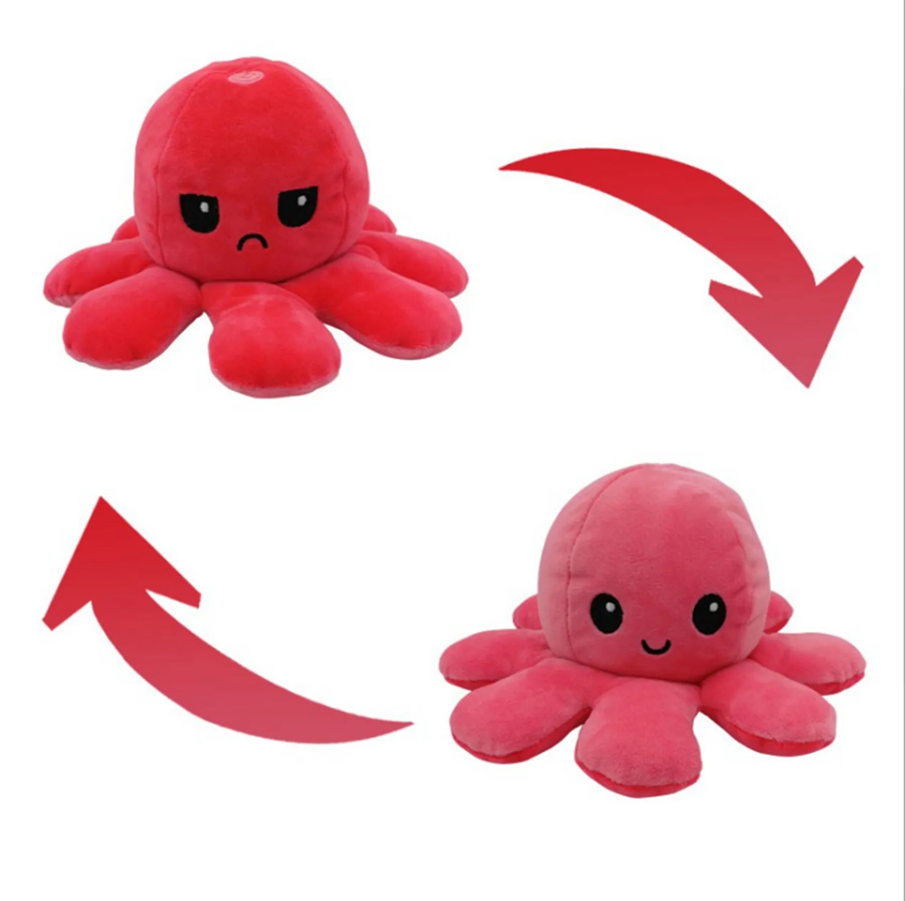 Cute Double-Sided Flipped Octopus Plush Toy 12