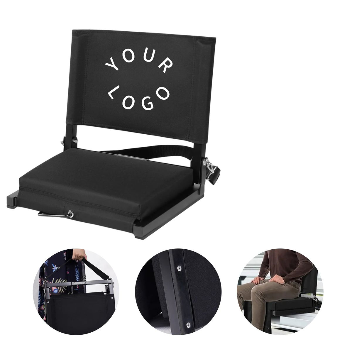 Non-Slip Oxford Folding Chair 2