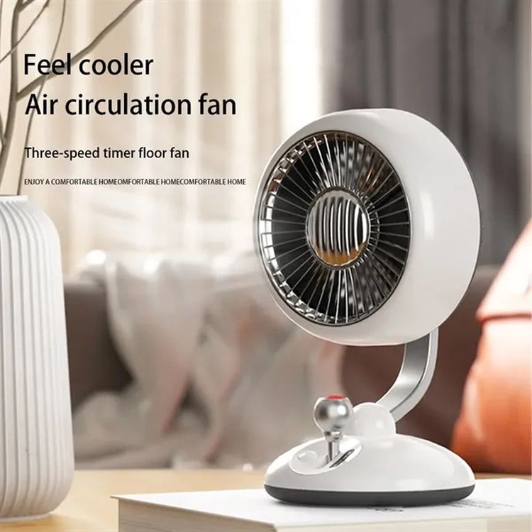 Quiet USB-Recharge Tabletop Cooler Fan 3
