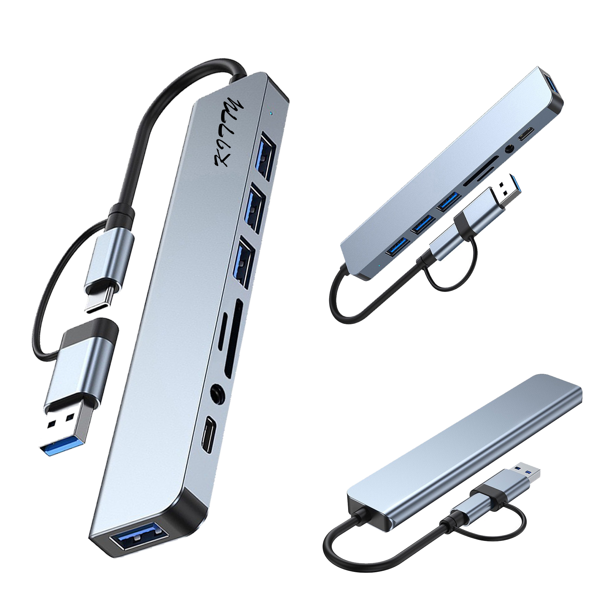 Dual-Head 8-in-1 Data Cable