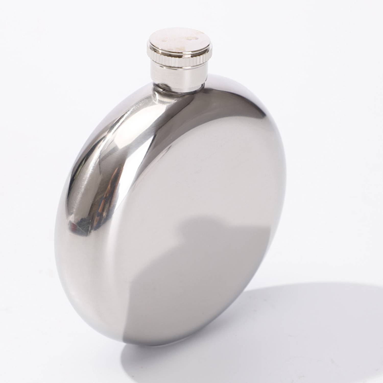 Portable Mini 5Oz Stainless Steel Round Hip Flask 4