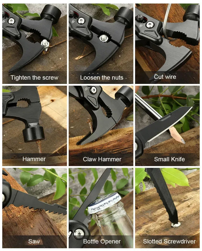 Multifunction Survival Claw Hammer Multitool 5