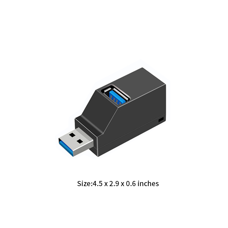 Travel Mini 3 In 1 USB Hub Splitter 1