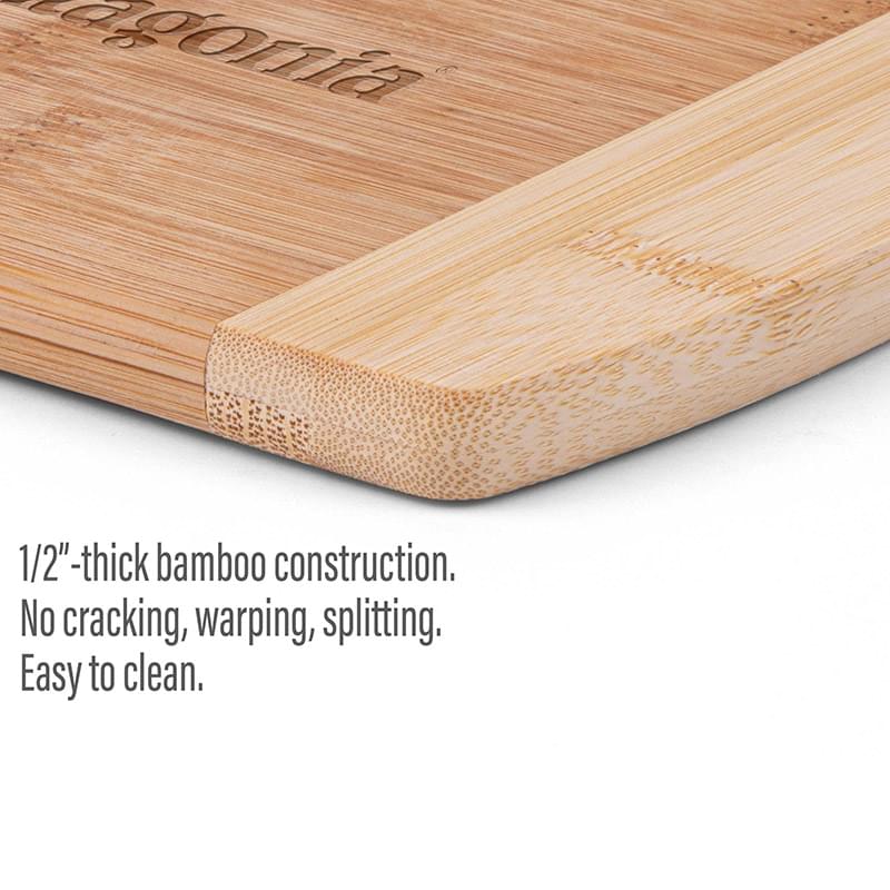 The Wellington 8-Inch Two-Tone Bamboo Cutting Board 1