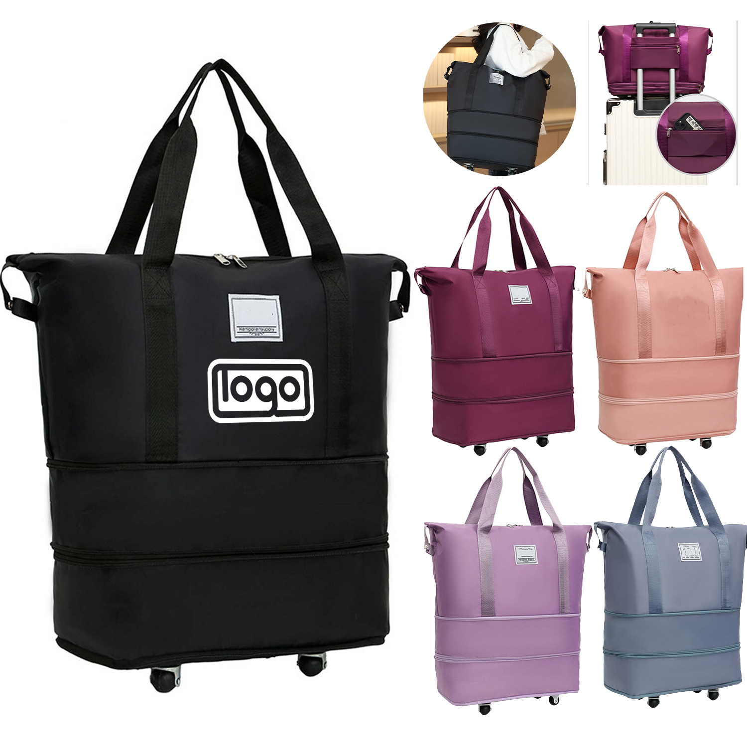 Double-Layer Expandable Travel Bag 2