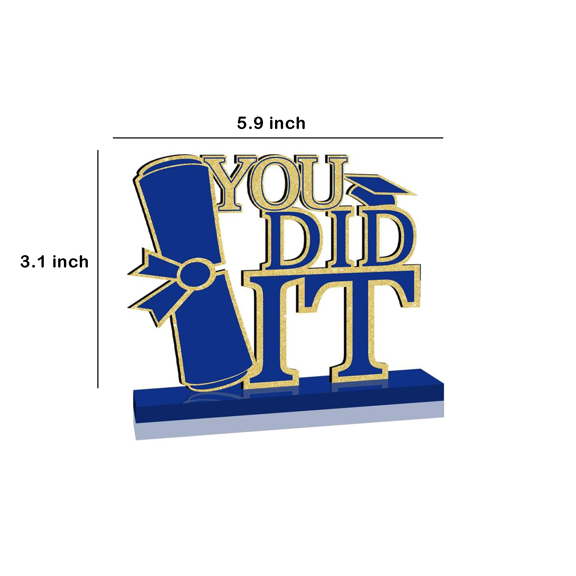 Wooden Graduation Desk Sign 8