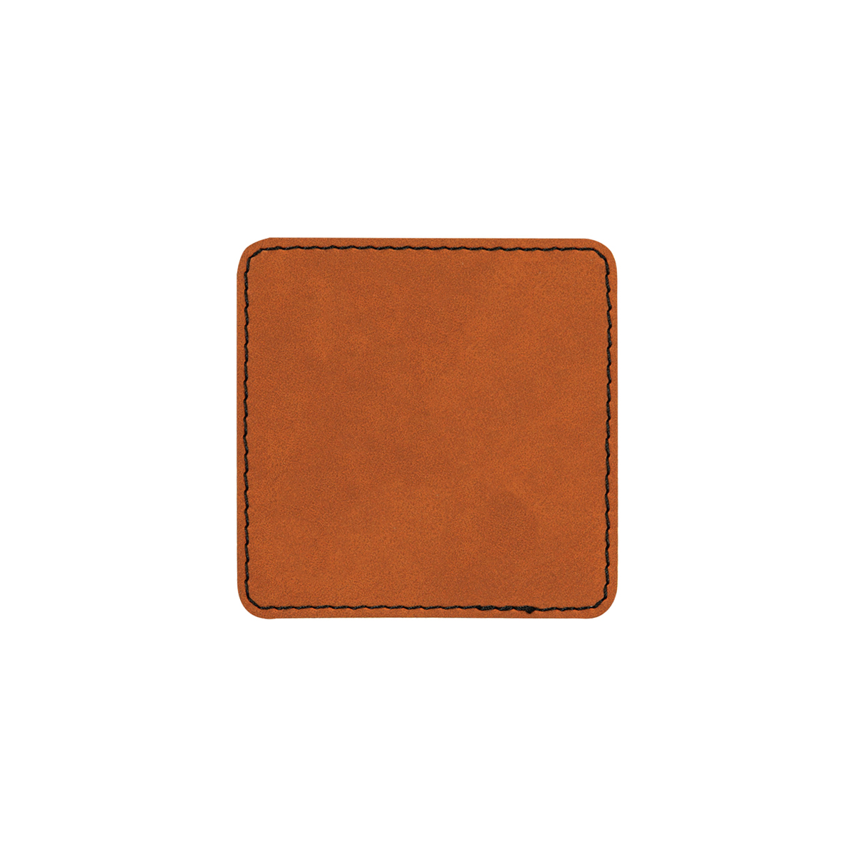 3" Rawhide Leatherette Square Patch with Adhesive 2