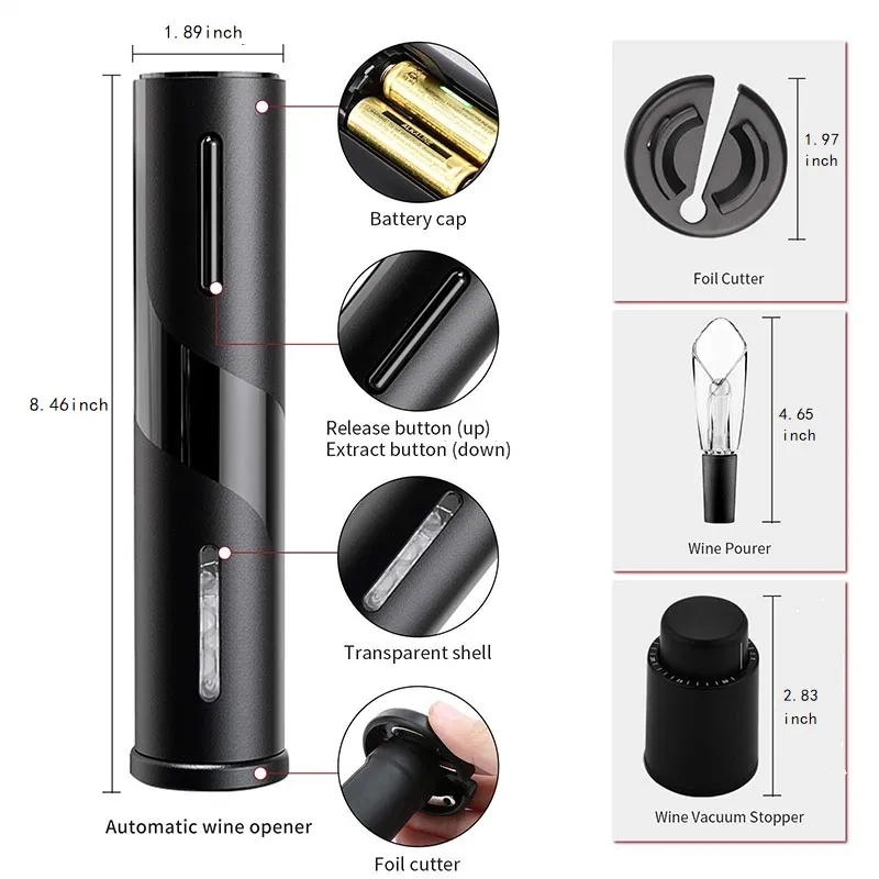 Electric Wine Bottle Opener Set 11