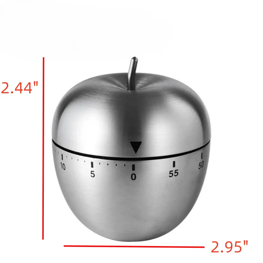 Stainless Steel Mechanical Kitchen Timer 3