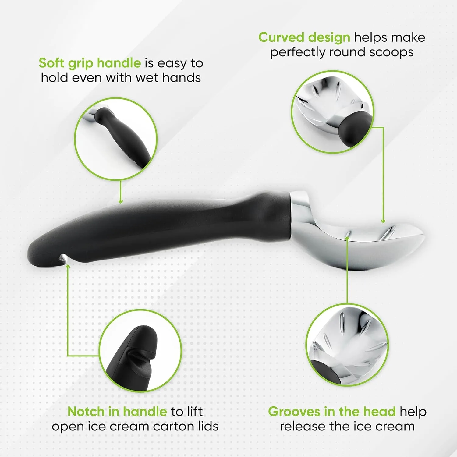 Heavy Duty Professional Ice Cream Scoop 3