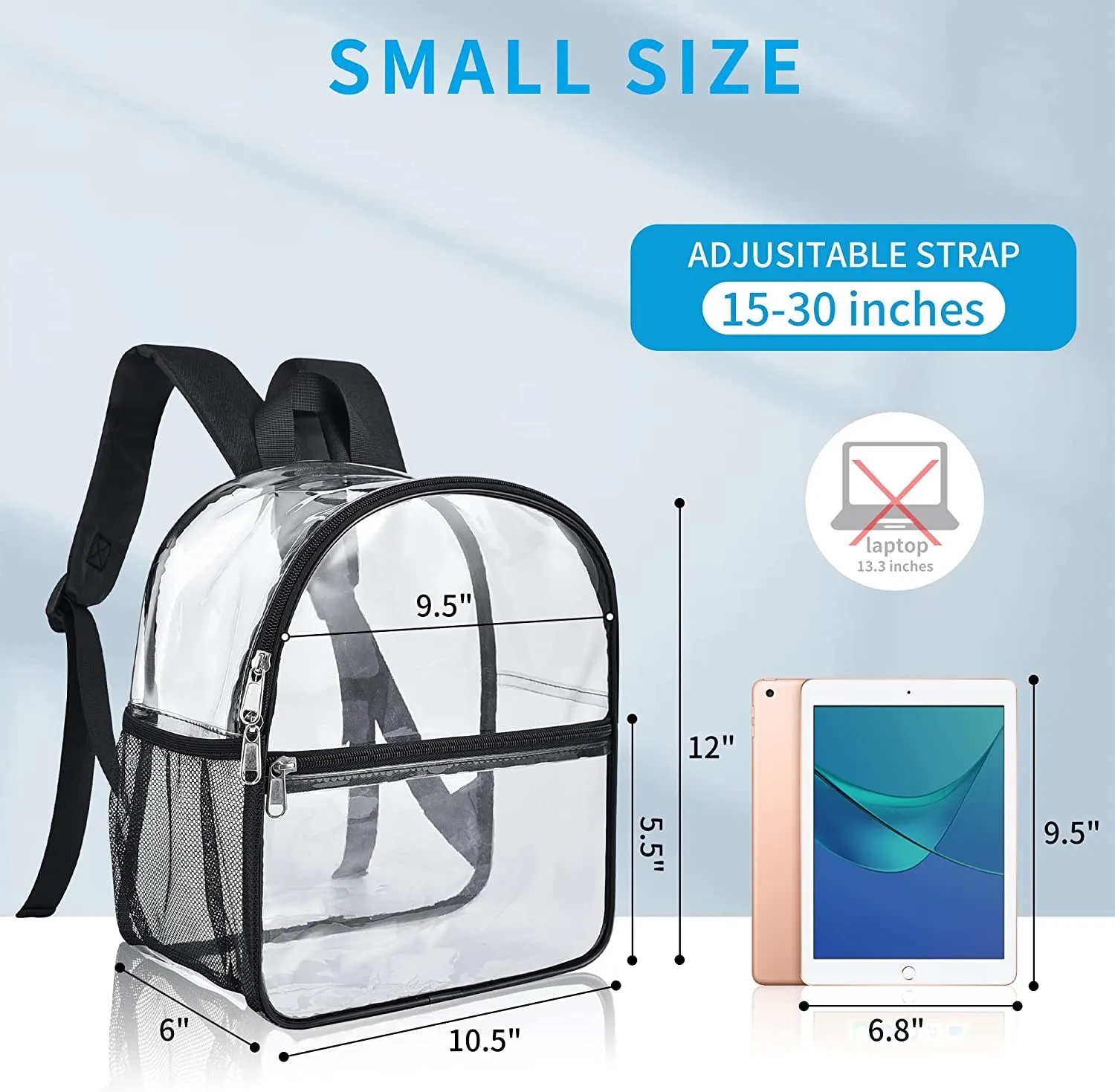 Stadium Approved Clear Backpack 5
