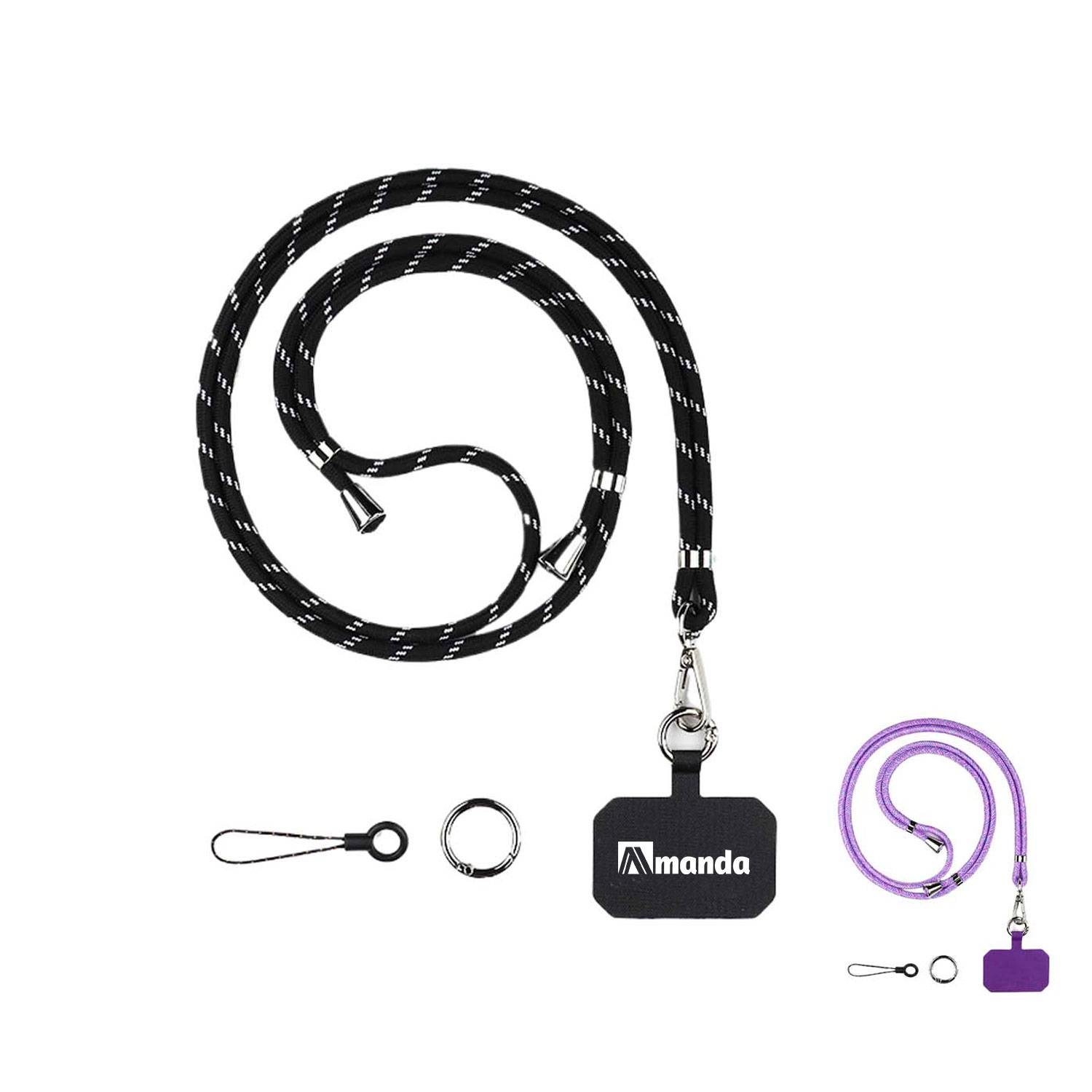Round Design Jacquard Lanyard 2