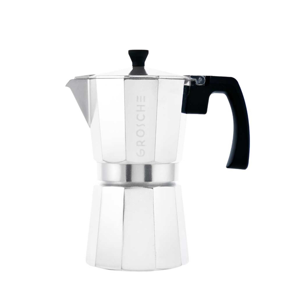 GROSCHE® MILANO 6 Cup Stovetop Moka Pot Espresso Coffee Maker