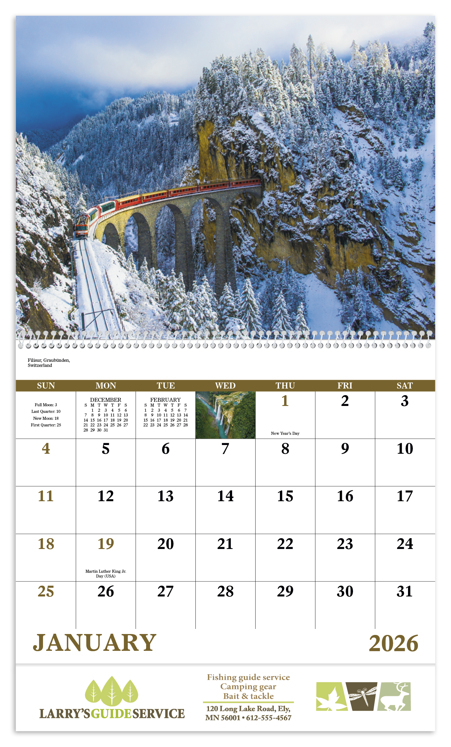 Good Value™ Glorious Getaways - Spiral Calendar 34