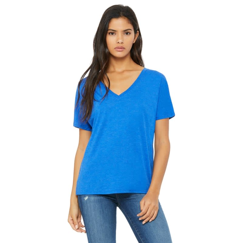 Bella Ladies Slouchy V-Neck T-Shirt 36