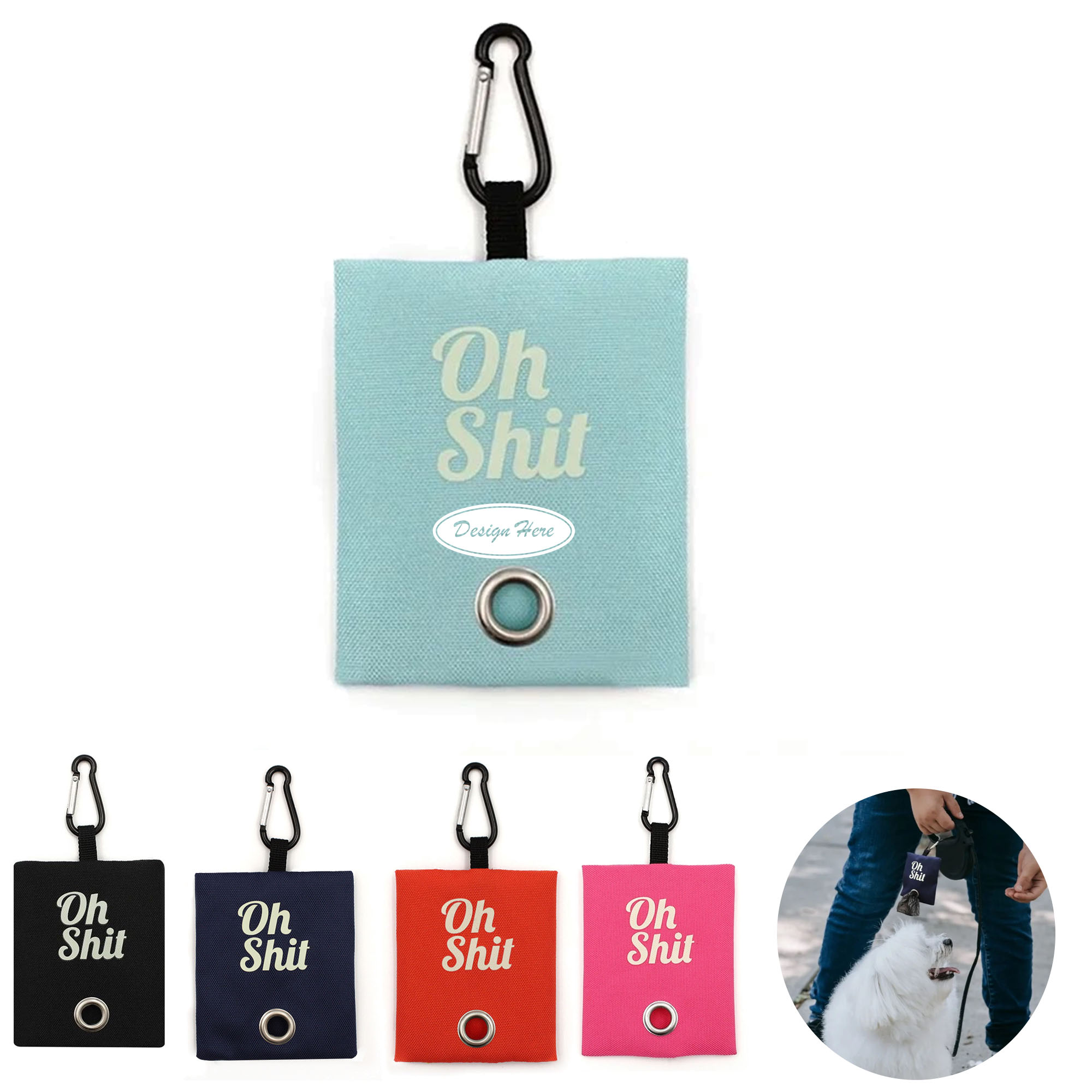 Durable Keychain Pet Waste Bag Dispenser for Convenient Use 3
