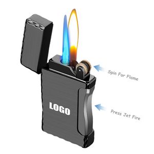Electronic Dual Functions Jet Fire And Flame Lighter 11