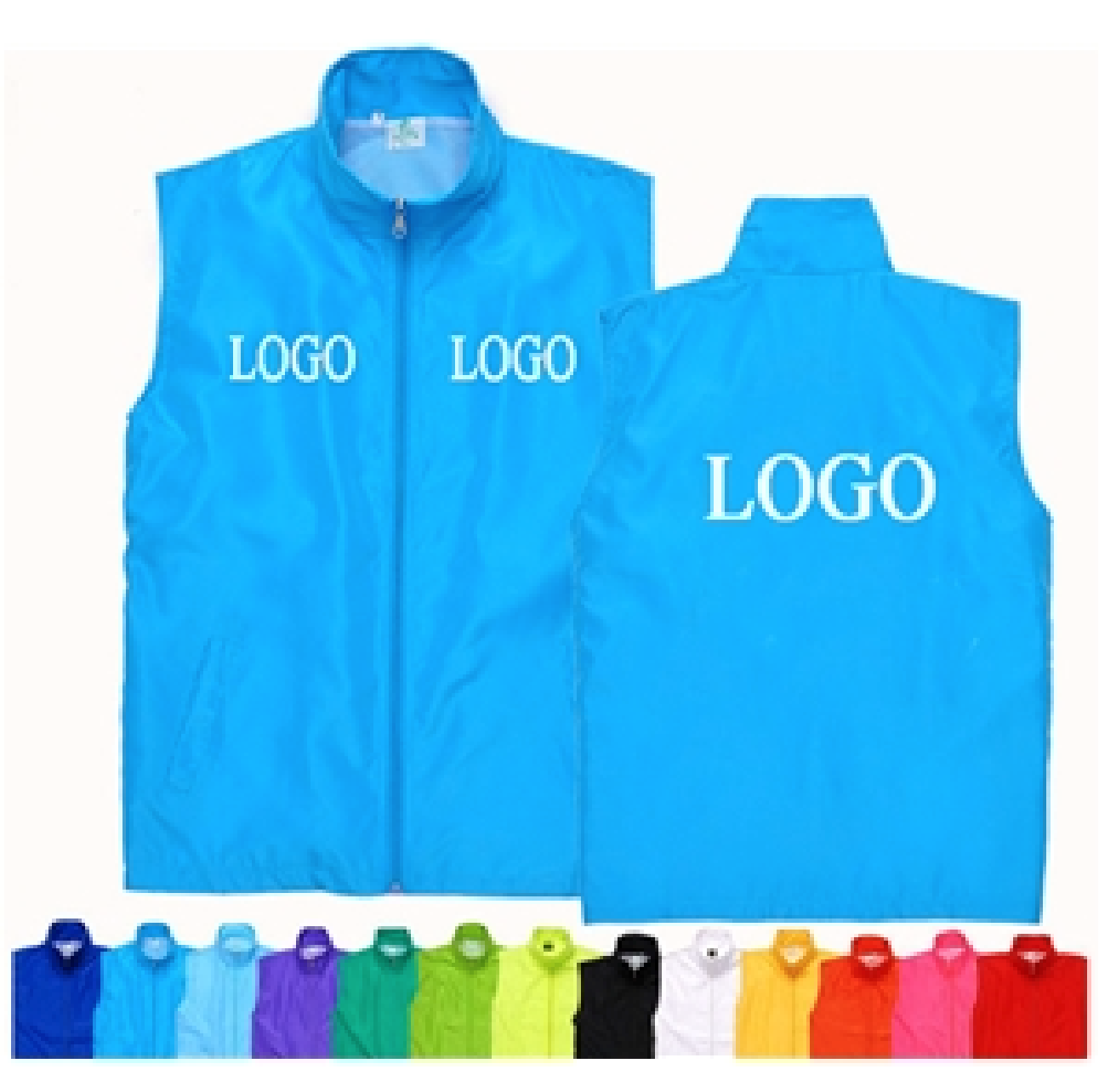 Polyester Unisex Advertising Volunteer Vest 1