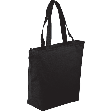 Maine 8oz Cotton Canvas Zippered Tote, custom tote bag with logo imprint 7