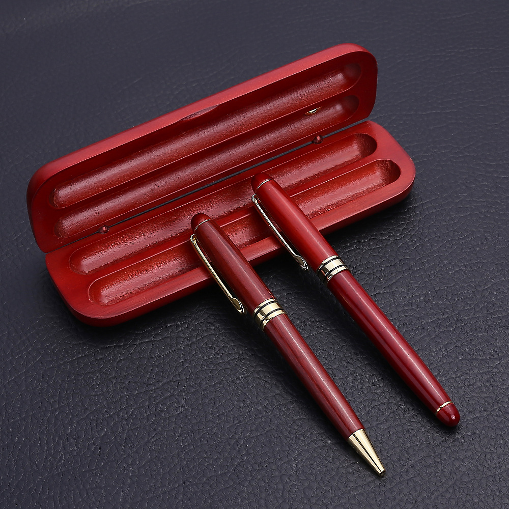 Vintage Sandalwood Pen Set 6