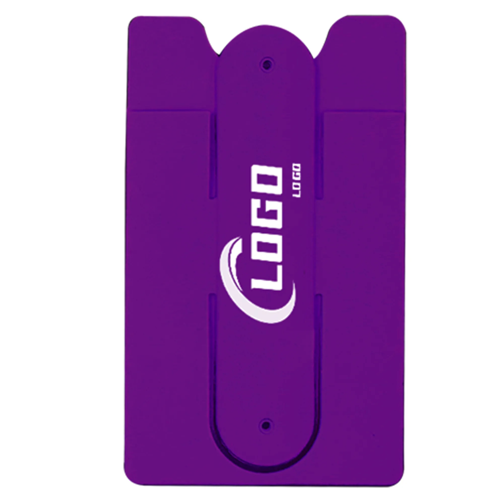 Silicone Phone Stand Holder With Card Pocket 14