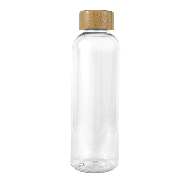 "CLEARLY" 22 oz Recycled RPET Bottle With Bamboo Cap 8