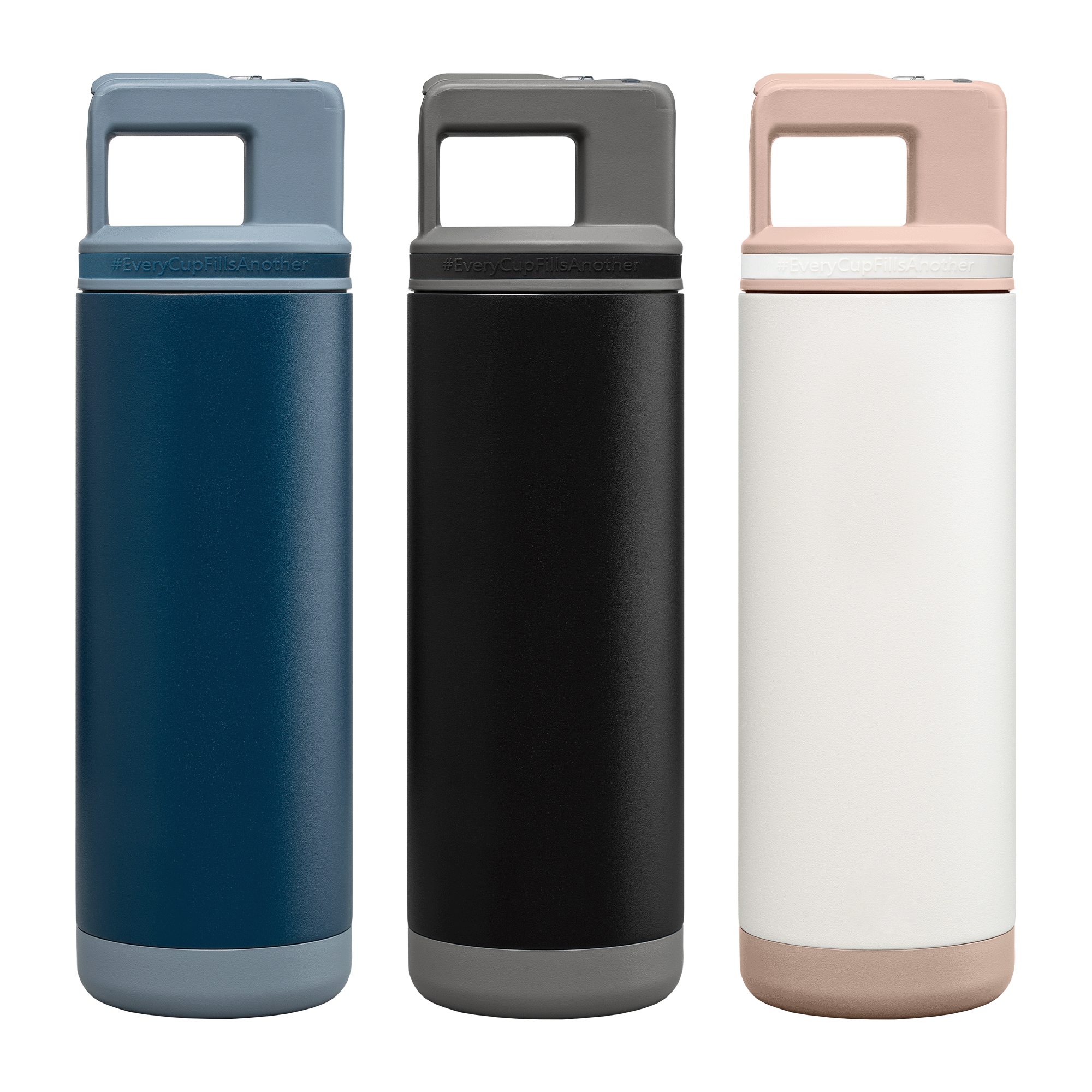 Grosche Alpine Stainless Steel Removable Straw Flip n' Sip Bottle - 20oz 7