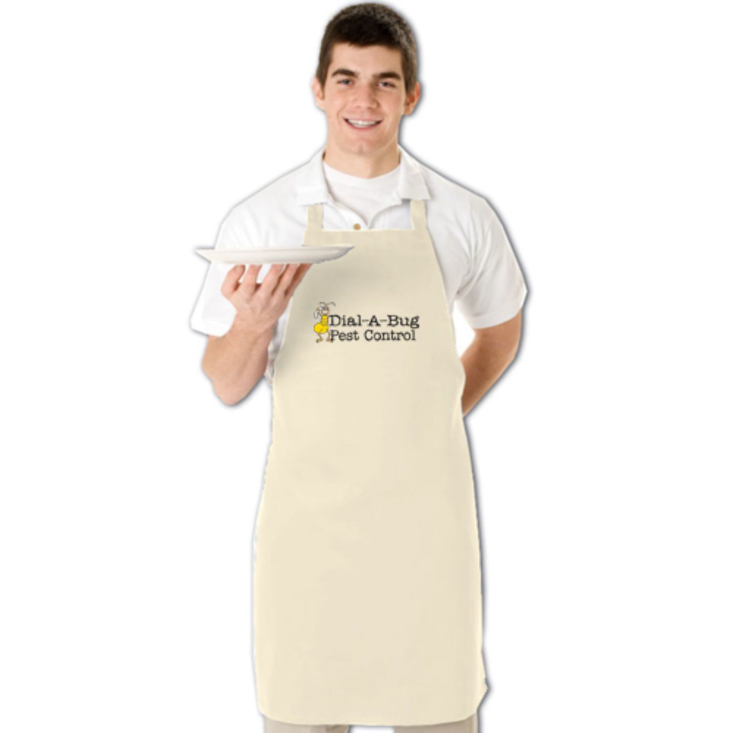 7.5 oz. Twill Fabric Butcher Apron USA Decorated (28" x 34") 3