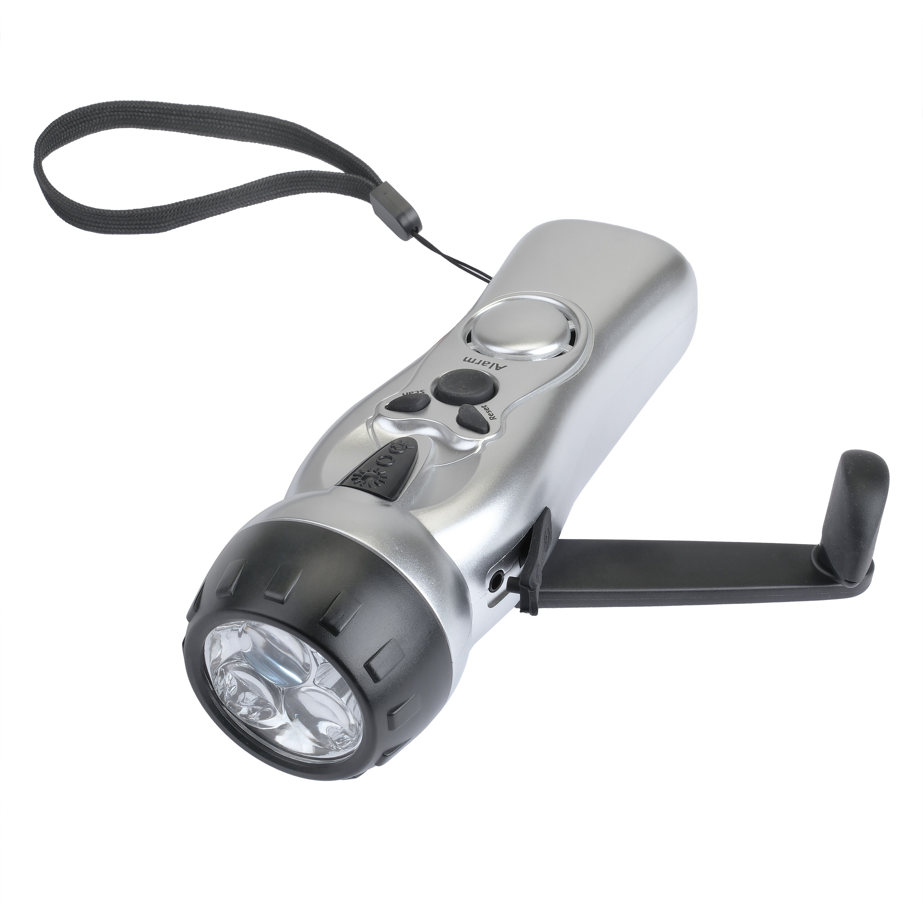 Emergency Flashlight w/ Radio & Charger 3