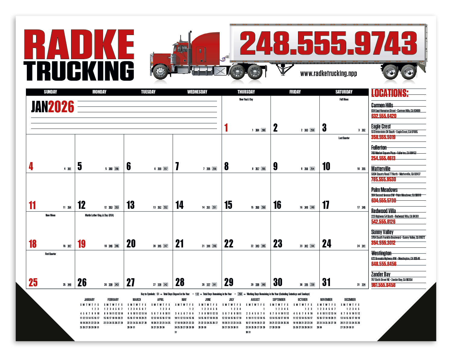 Good Value™ Multi-Color Desk Pad 7