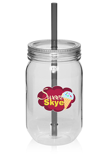 24 oz. Single Wall Mason Jars 14