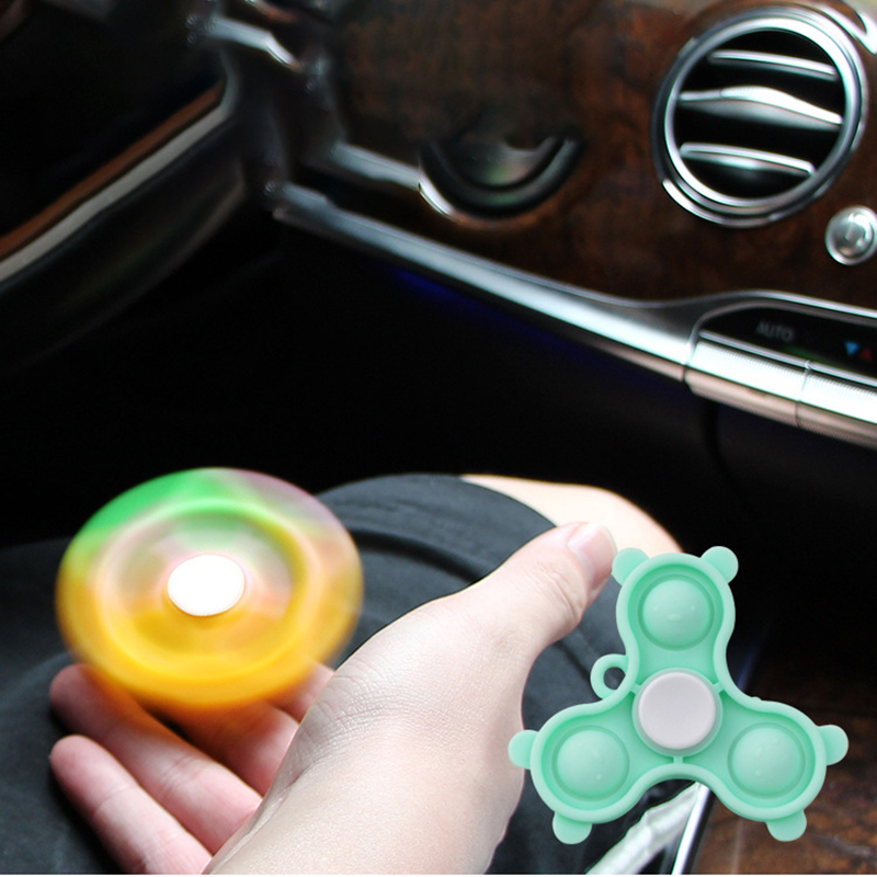 Popper Fidget Finger Spinner keychain 11