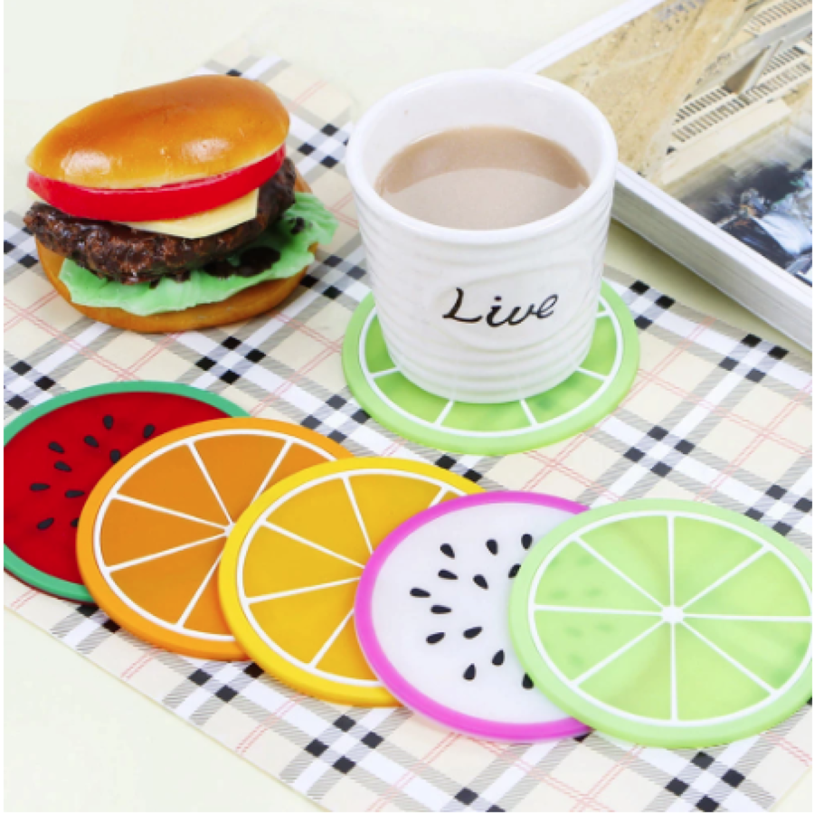 PVC Custom Cup Pad - 3.5" D