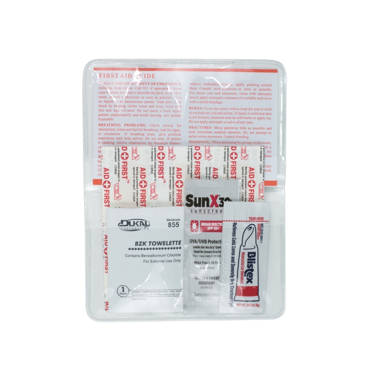 "SUN-IS-FUN" 8 Piece Sun Relief First Aid Kit 5