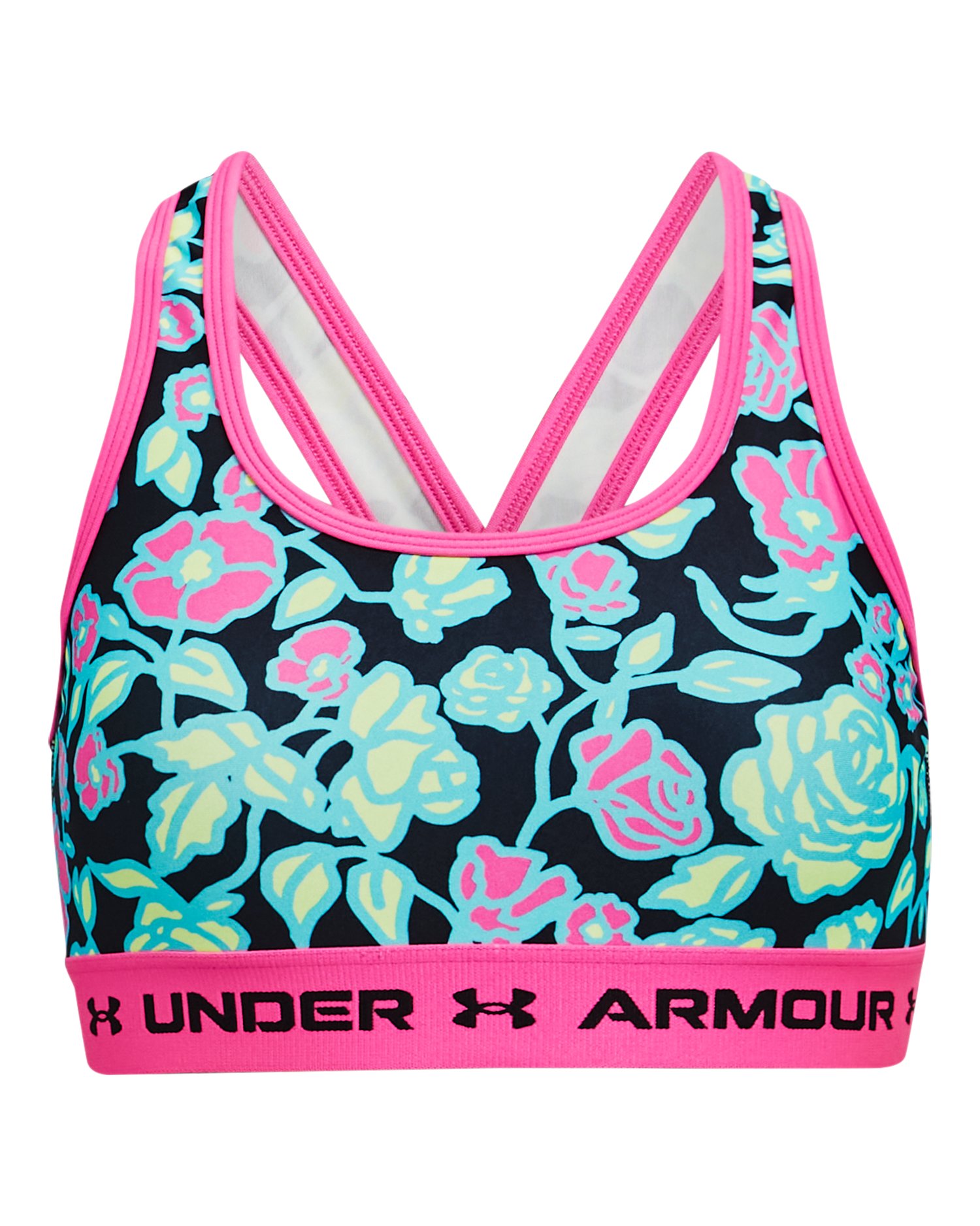 UA Crossback Printed Girls' Sports Bra 12