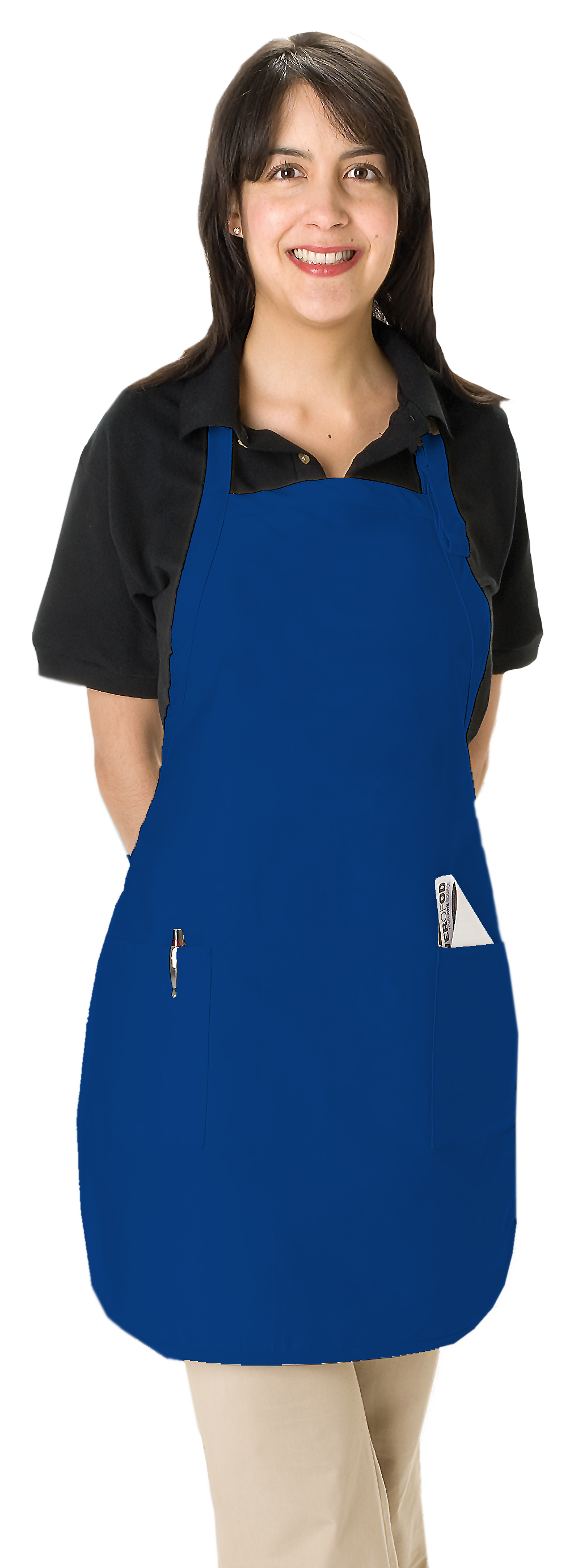 Value Adjustable 2 Patch Pocket Apron, Blank - Colors