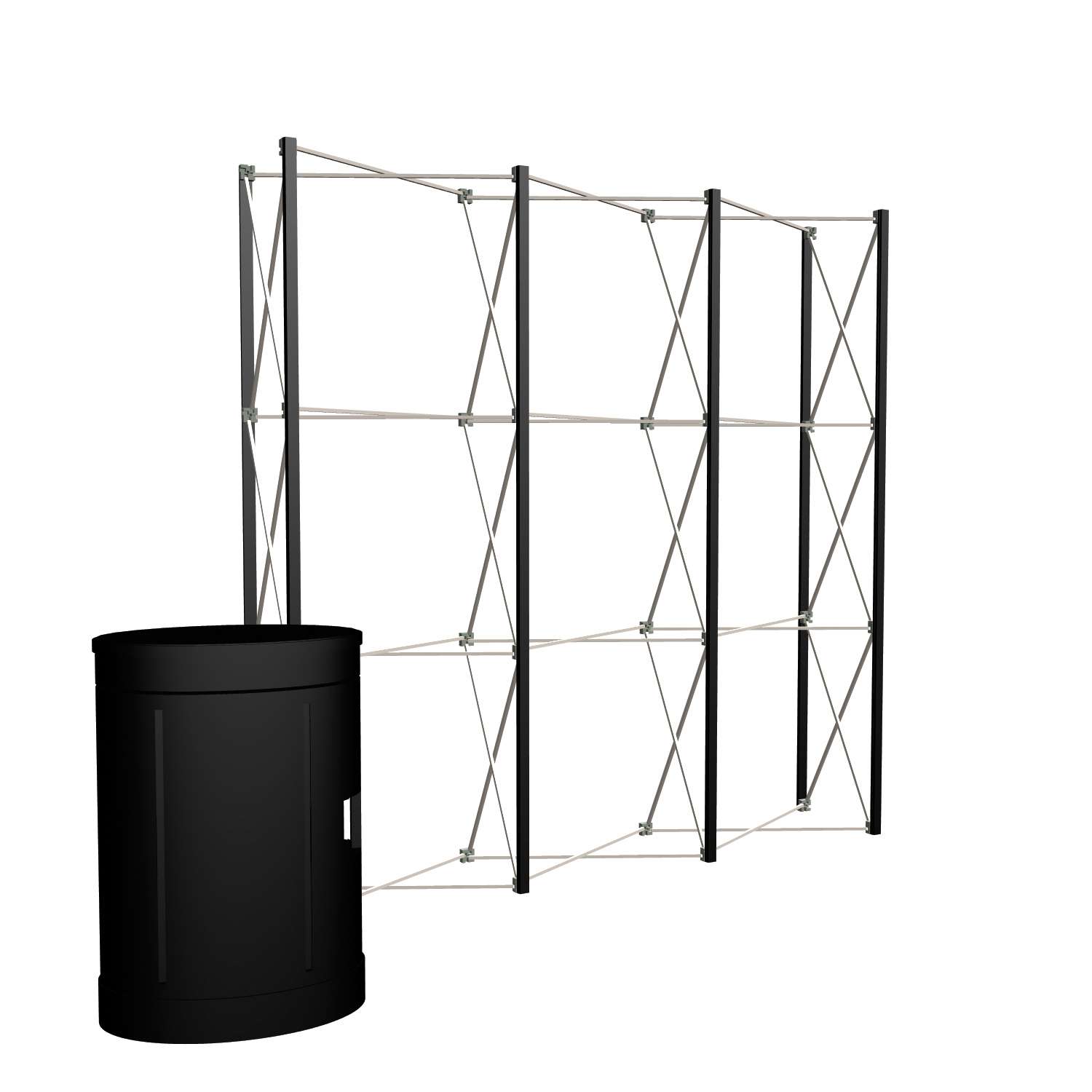 10' Straight Show 'N Rise Floor Display Hardware