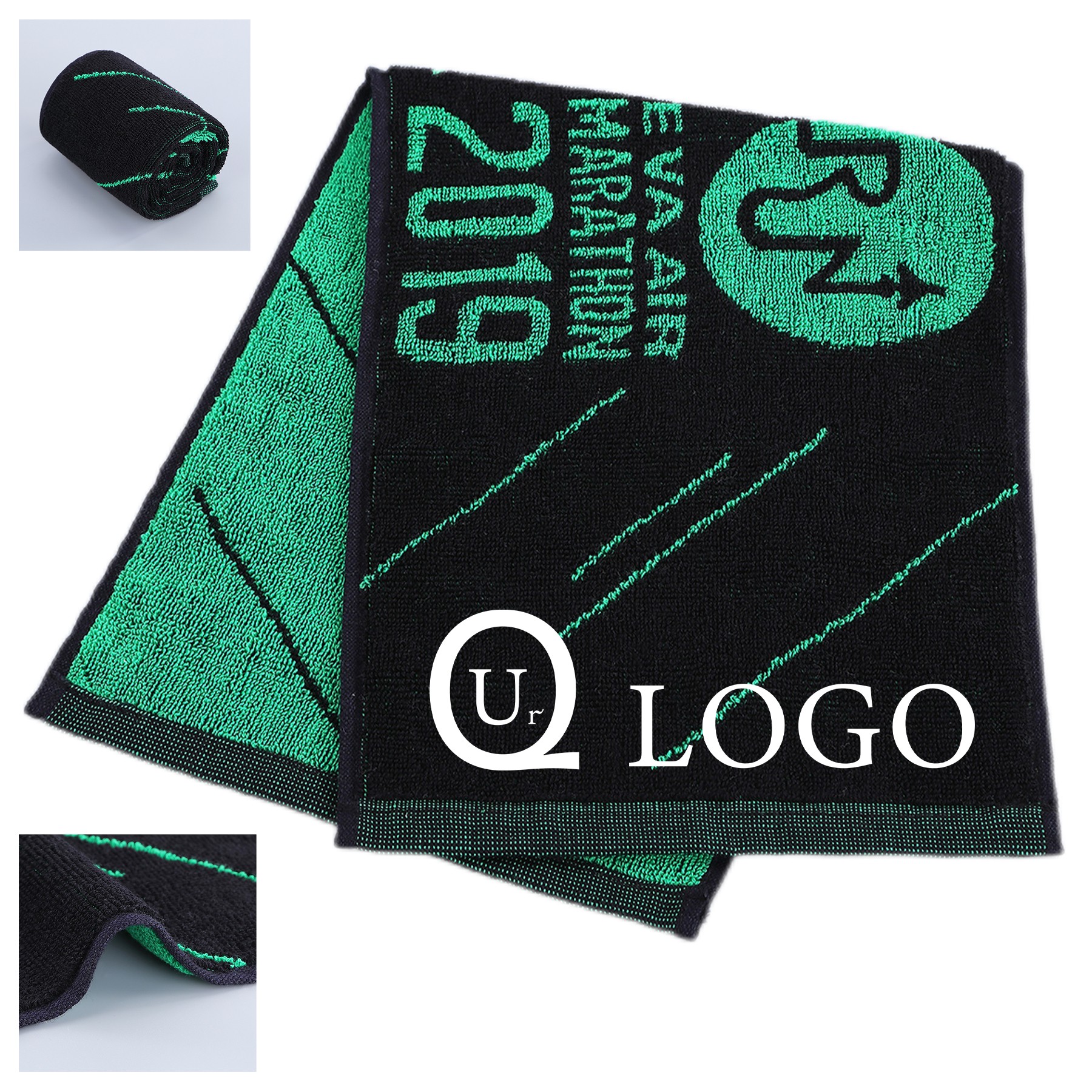 Jacquard Cotton Sports Rally Towel
