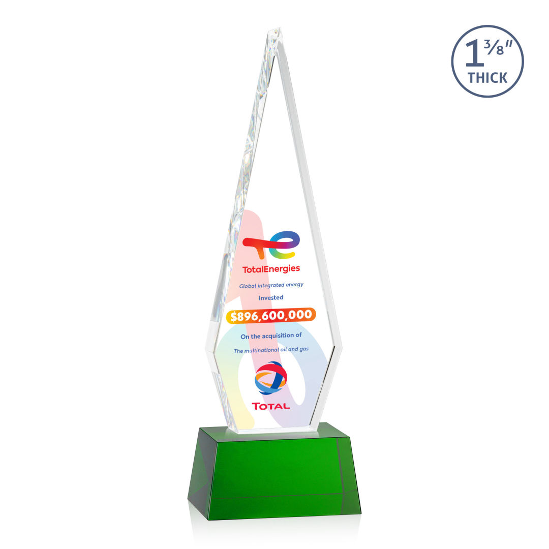 Springfield VividPrint™ Award on Robson Base - Green 13