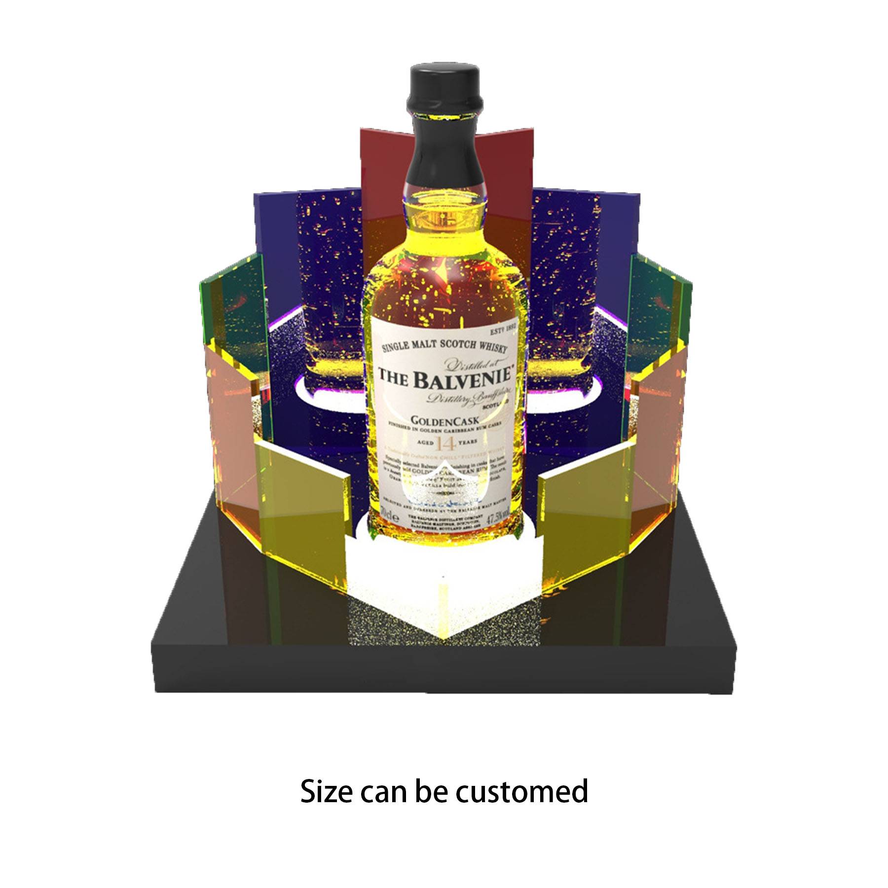 LED Lighted Liquor Bottle Display 5